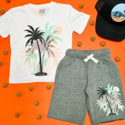 BOY CALIFORNIAN VINTAGE Bottoms-TROPICS SHORTS