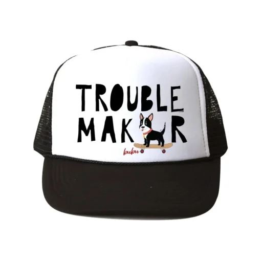BUBU Hats / Beanies-TROUBLEMAKER TRUCKER HAT