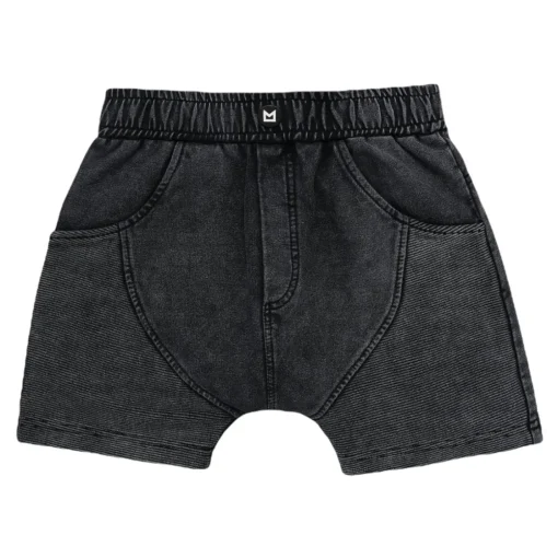 BOY MINIKID Bottoms-VINTAGE BIKER PANELED SHORTS