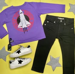 BOY YPORQUE Tops-VOYAGER SOUND LONG SLEEVE TSHIRT