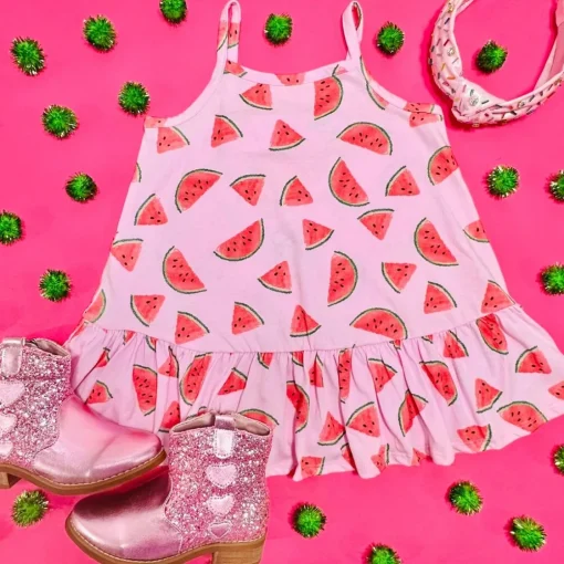 CHASER KIDS Dresses-WATERMELON DRESS