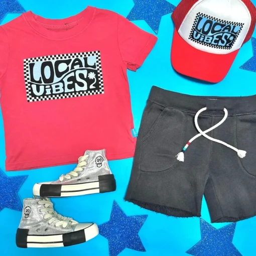 BOY SOL ANGELES KIDS Bottoms-WAVES SADDLE SHORTS