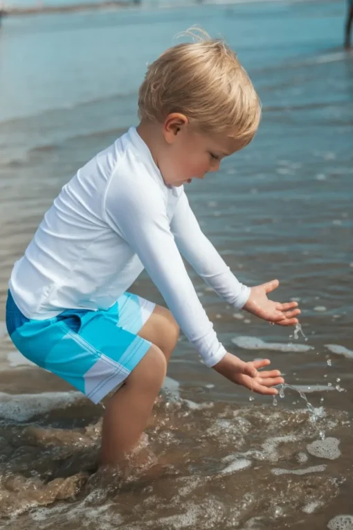 BOY FEATHER 4 ARROW Swim | Swim-WAVES STRIPE SWIM TRUNKS