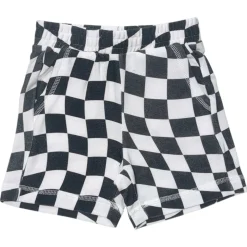 BOY CHASER KIDS Bottoms | Checkered-WAVY CHECKERED SHORTS