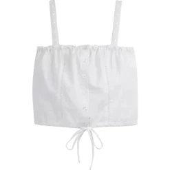 KATIE J NEW YORK Tops | Special Occasion-WILLOW EYELET LACE TOP
