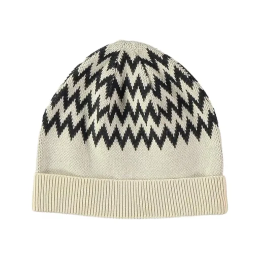 YPORQUE Hats / Beanies-ZIGZAG TRICOT BEANIE (UNISEX)